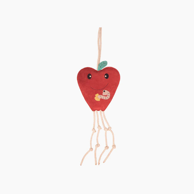 QHP Valentine – Jouet Anti-Ennui Pour Cheval En Daim Et Fibre De Coco – Marron – Taille Unique