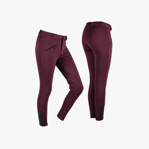 Pantalon D'équitation Enfant Jumper King - Genouillère Bordeaux - Taille 152 (NEUF)