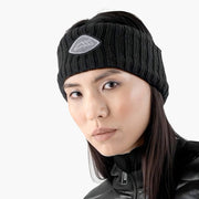 BANDEAU CACHE-OREILLE | EQUILINE NOIR / UNIQUE