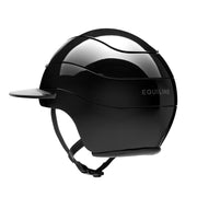 CASQUE BRILLANT AVEC GRANDE VISIERE  | EQUILINE