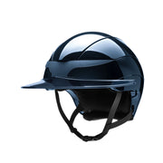 CASQUE BRILLANT AVEC GRANDE VISIERE  | EQUILINE BLEU / 52