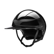 CASQUE BRILLANT AVEC GRANDE VISIERE  | EQUILINE NOIR / 52