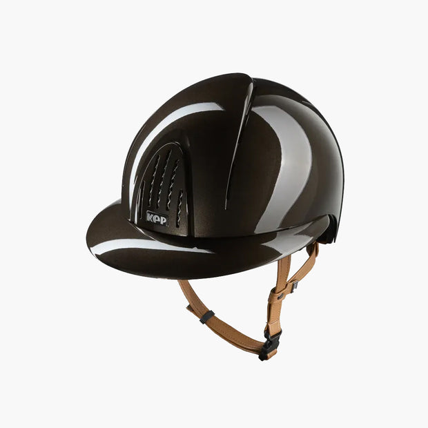 CASQUE SMART NOVA METAL POLISH POLO JUGULAIRE BEIGE | KEP