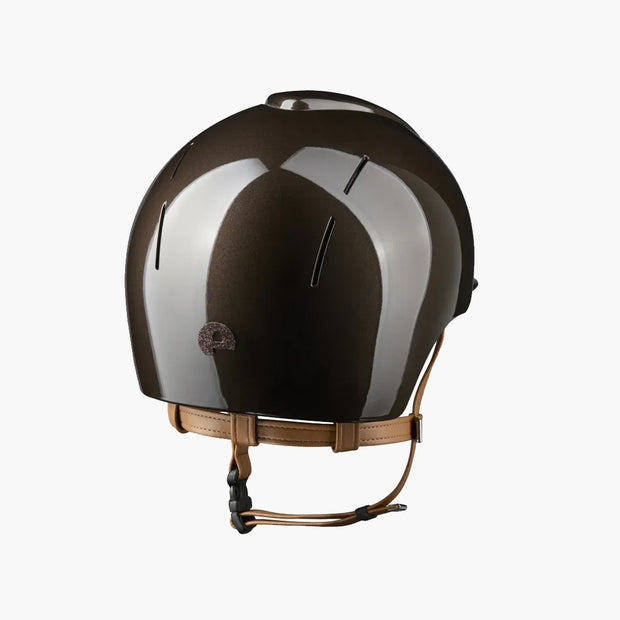 CASQUE SMART NOVA METAL POLISH STAR JUGULAIRE BEIGE | KEP