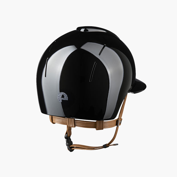 CASQUE SMART NOVA METAL POLISH STAR POLO JUGULAIRE BEIGE | KEP