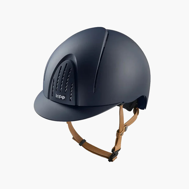 CASQUE SMART NOVA TEXTILE JUGULAIRE BEIGE | KEP BLEU / 54