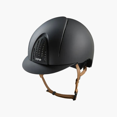 CASQUE SMART NOVA TEXTILE JUGULAIRE BEIGE | KEP NOIR / 54