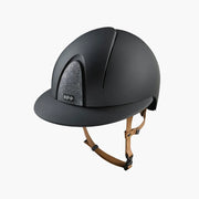 CASQUE SMART NOVA TEXTILE STAR POLO JUGULAIRE BEIGE | KEP NOIR / 54