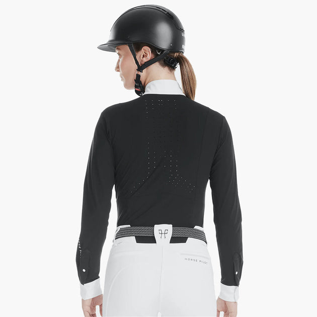 Chemise De Concours équestre LeMieux Femme - Manches Longues Stretch - Pour Compétition