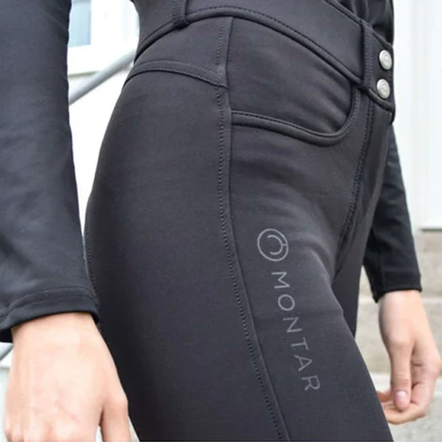PANTALON MEGAN FULL GRIP NOIR | MONTAR