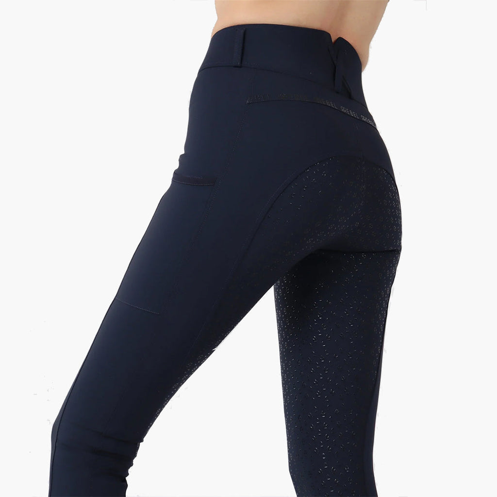 Pantalon D'équitation (jodhpur) Bleu Marine En Laine - Marque Hobby Horse, Taille 34L - Occasion