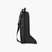 SAC A BOTTES ETANCHE | HORSE AND TRAVEL NOIR / LOGO GRIS