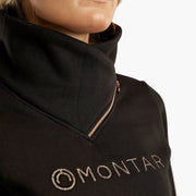 SWEAT-SHIRT NAJA ROSEGOLD - NOIR | MONTAR