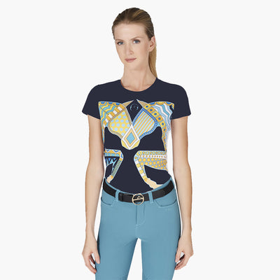 T-SHIRT NOCERA POUR FEMME | VESTRUM BLEU MARINE / S