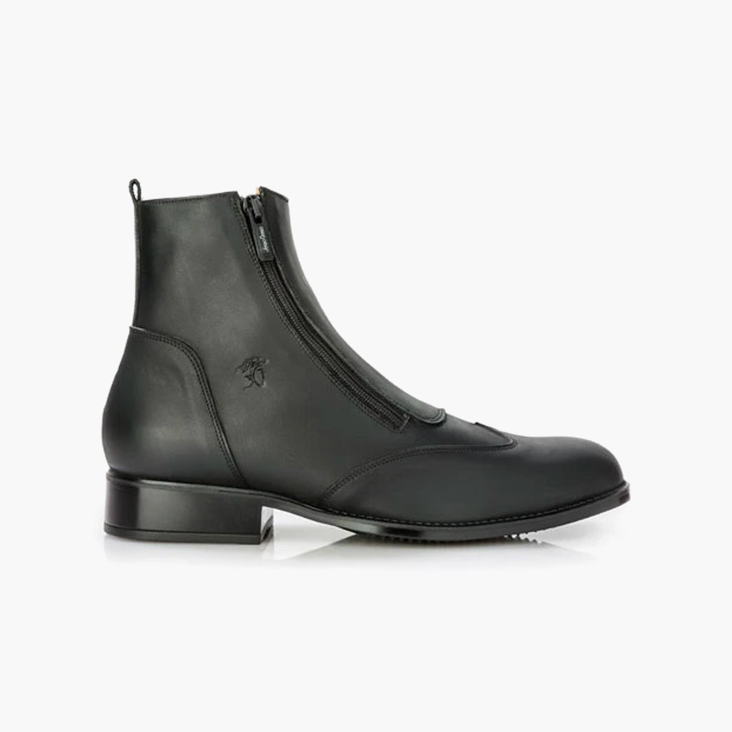 Bottes D'équitation Sergio Grasso 3540 En Cuir De Veau - Taille 43 - Noir - Forme Ronde