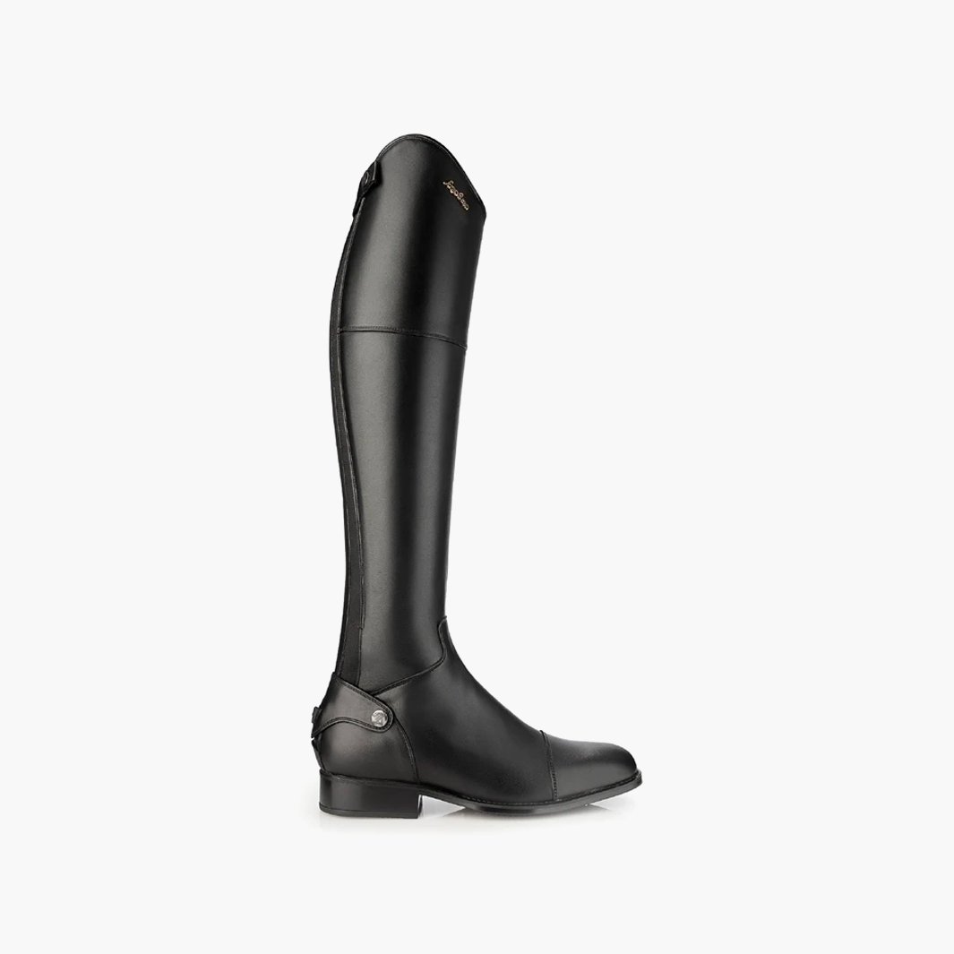 Bottes équitation Sergio Grasso, Femme, Cuir, Taille 40, Fermeture éclair, Made In Italy, Occasion