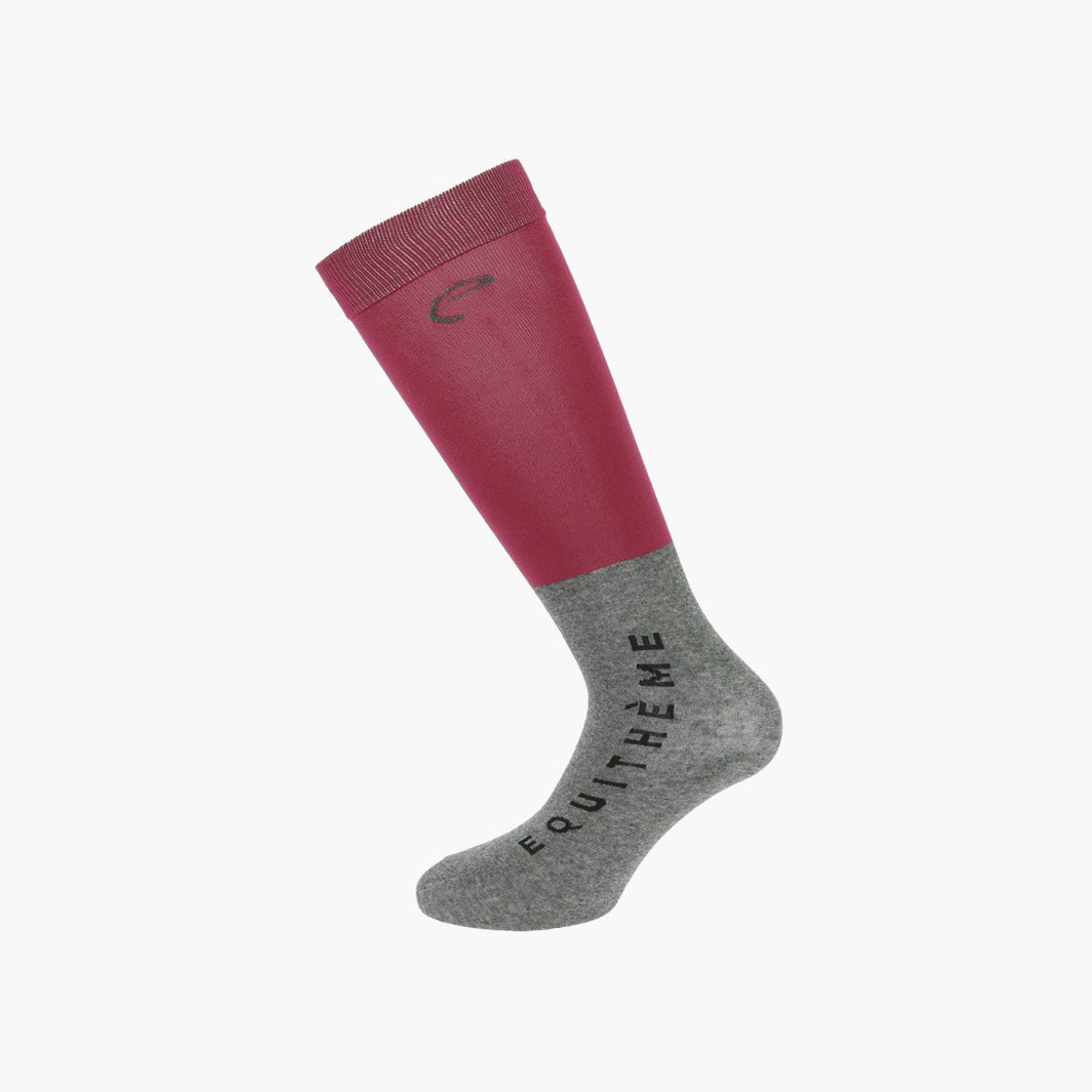 Lot De 3 Chaussettes Équitation Femme - Coton - Noir/Bleu Marine/Anthracite - Taille 36-40