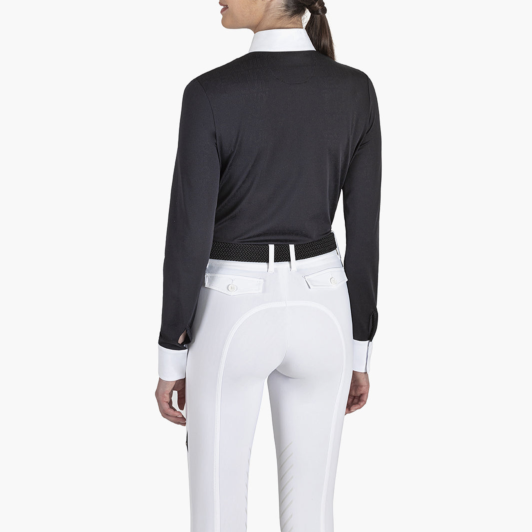 Chemise De Concours Femme Kingslands Grass Valley – Bleue, Taille XL