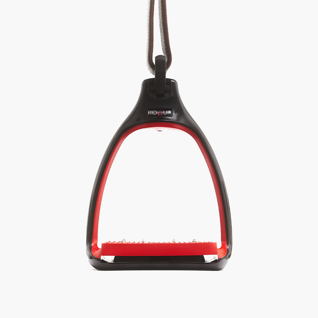 Étriers D'équitation PRO IRON GEAR Polymère Rouges - 9 Couleurs Disponibles