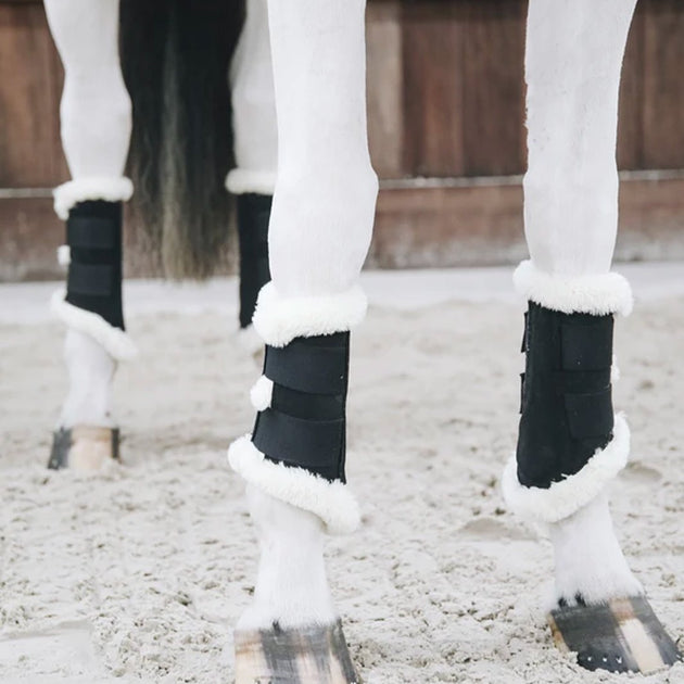 Kentucky Horsewear - Guêtres Ouvertes Air Velcro Noir - Myver Sellerie Kentucky Horsewear - Guêtres Ouvertes Air Velcro Noir - Myver Sellerie